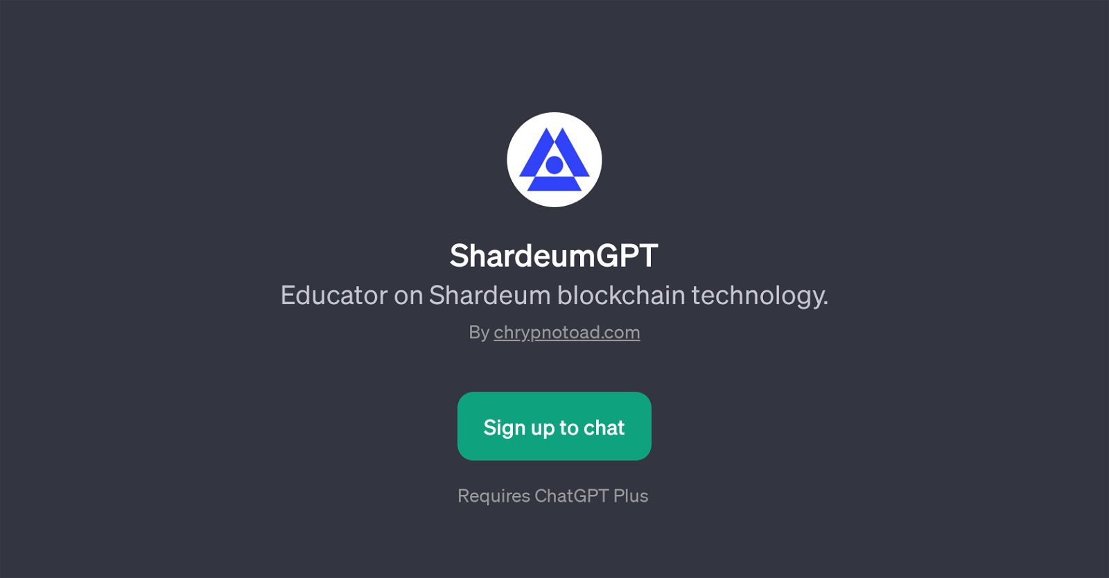 ShardeumGPT website