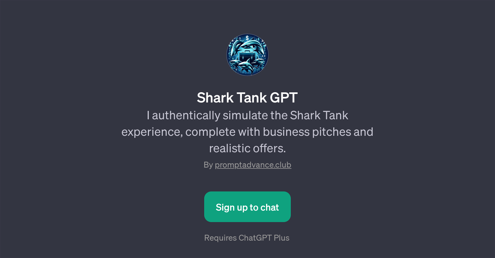 Shark Tank GPT website