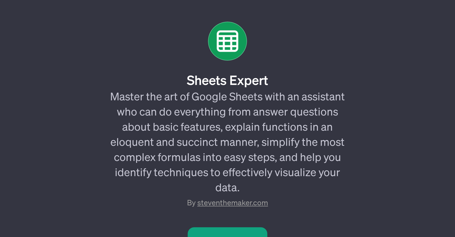 Sheets Expert website