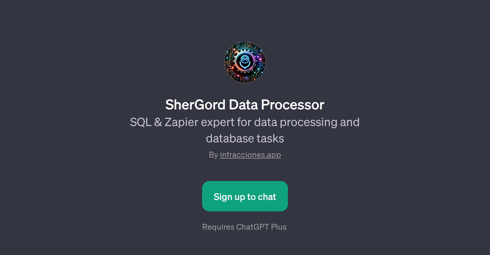 SherGord Data Processor website