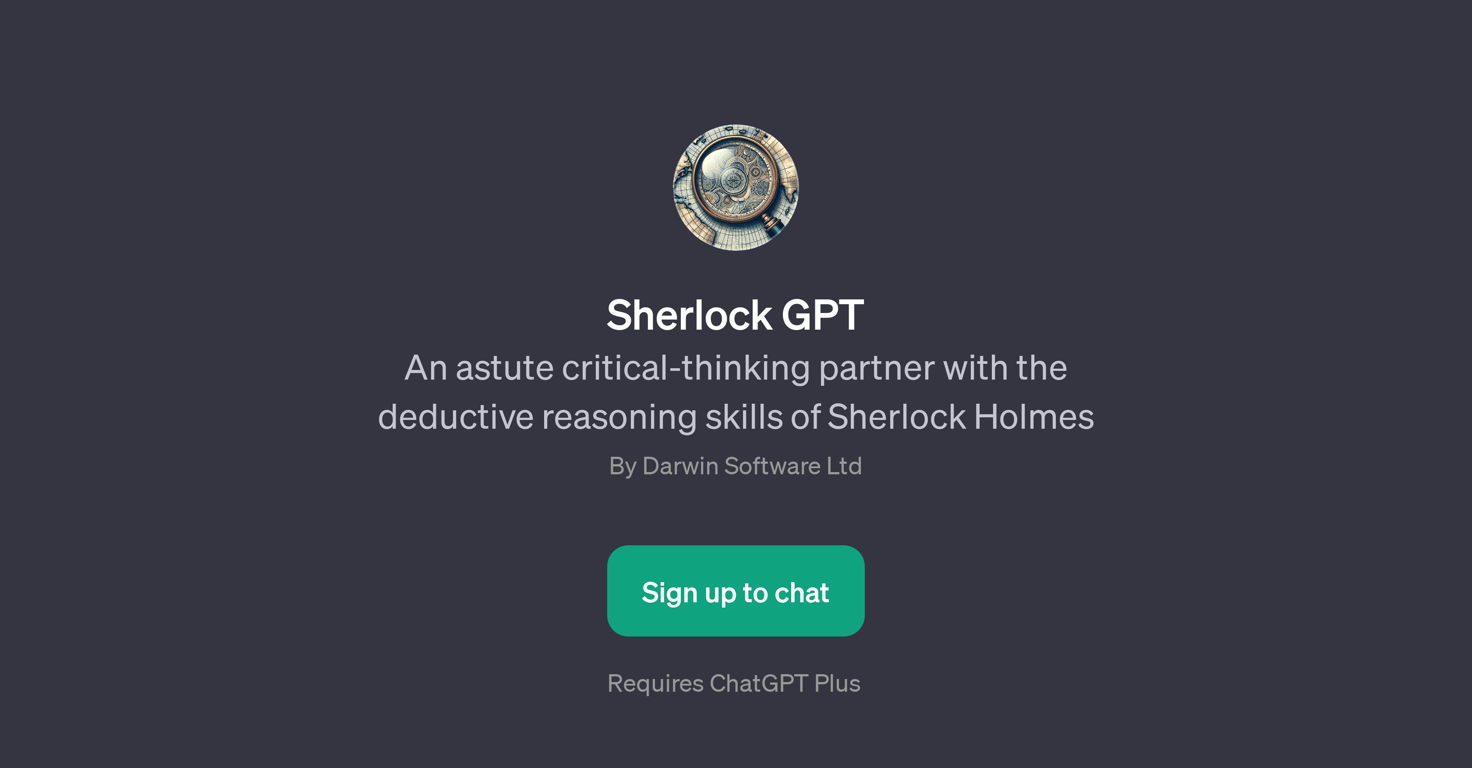 Sherlock GPT website
