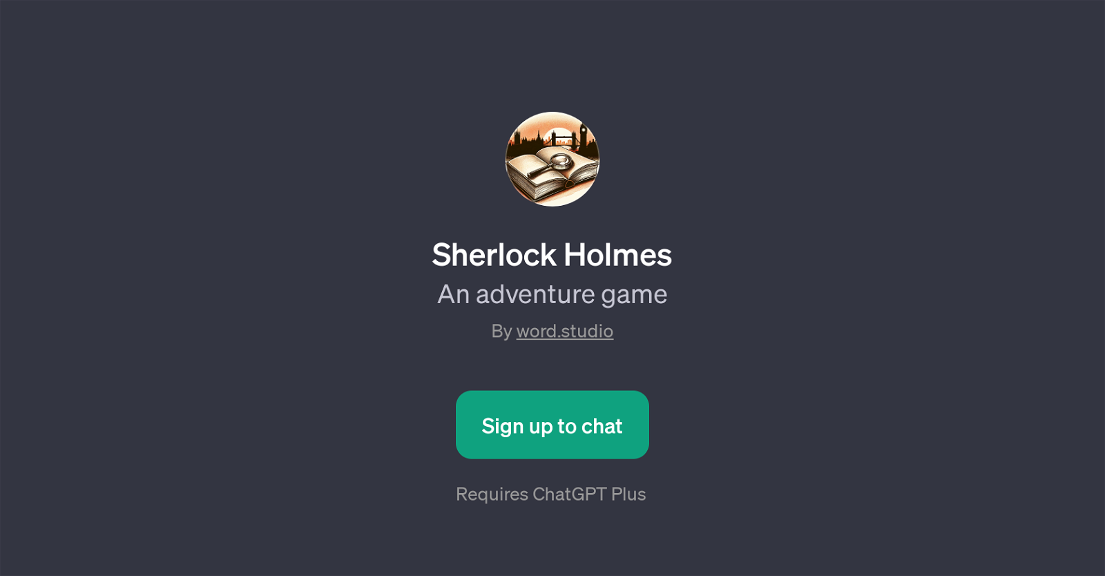 Sherlock Holmes website