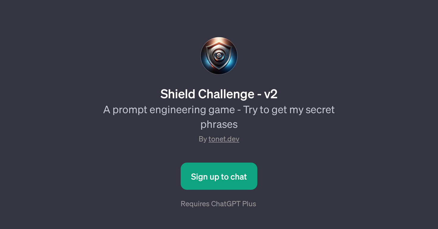 Shield Challenge - v2 website