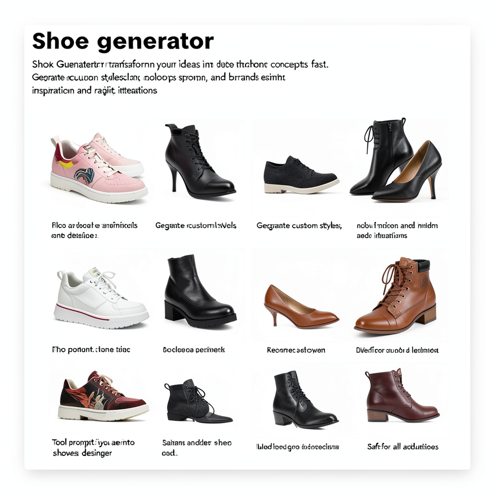 shoe generator website