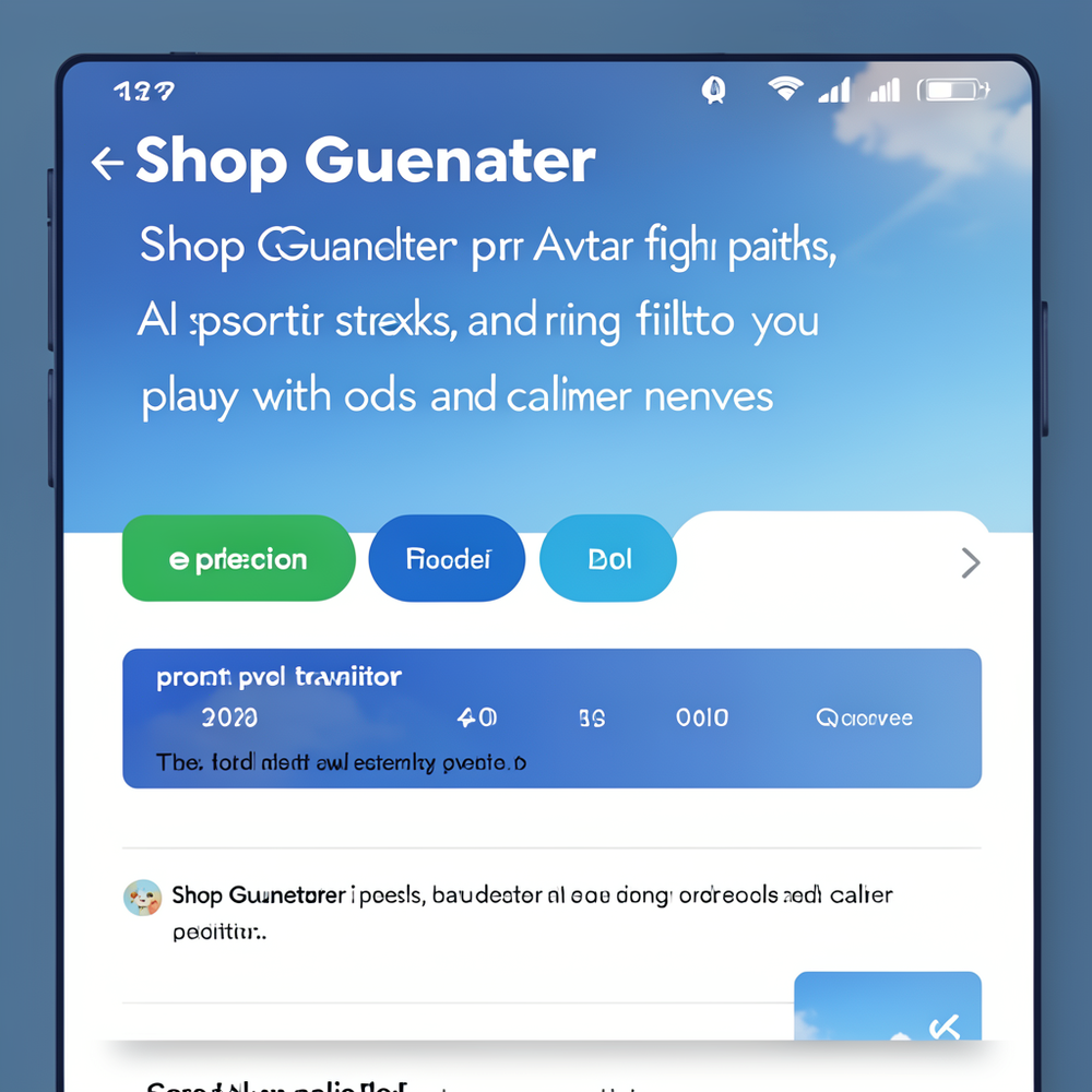 Shop Generator website