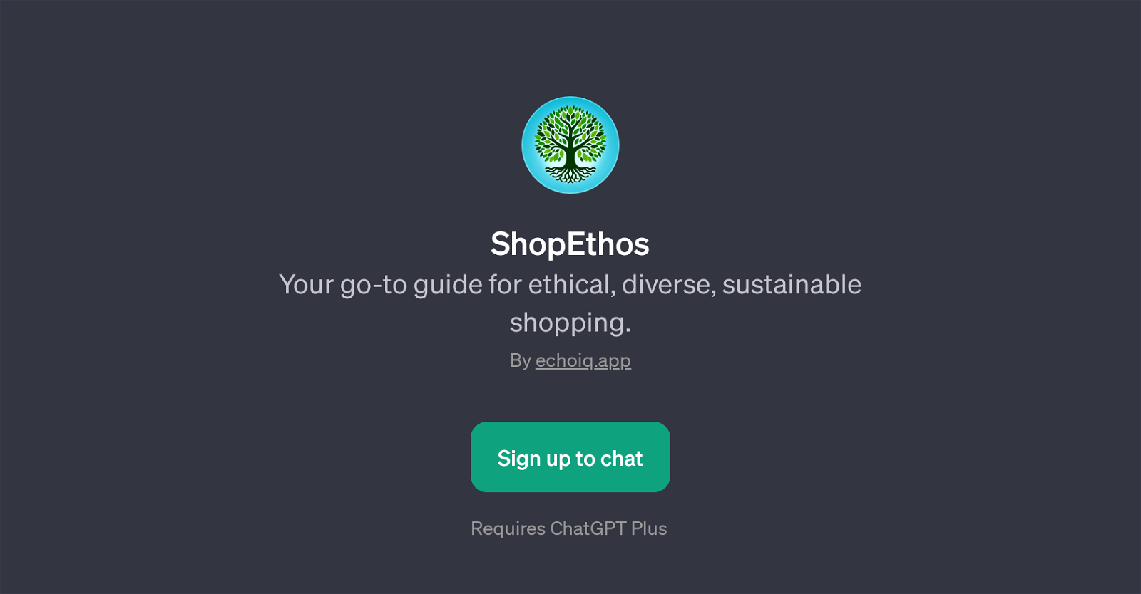 ShopEthos website