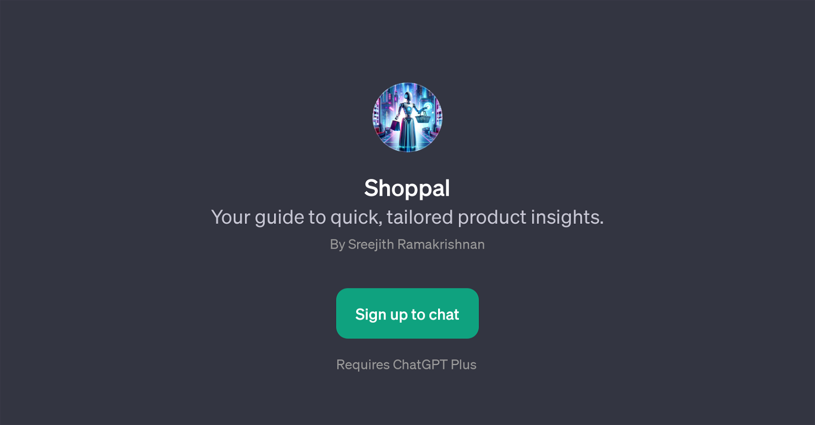Shoppal GPT website