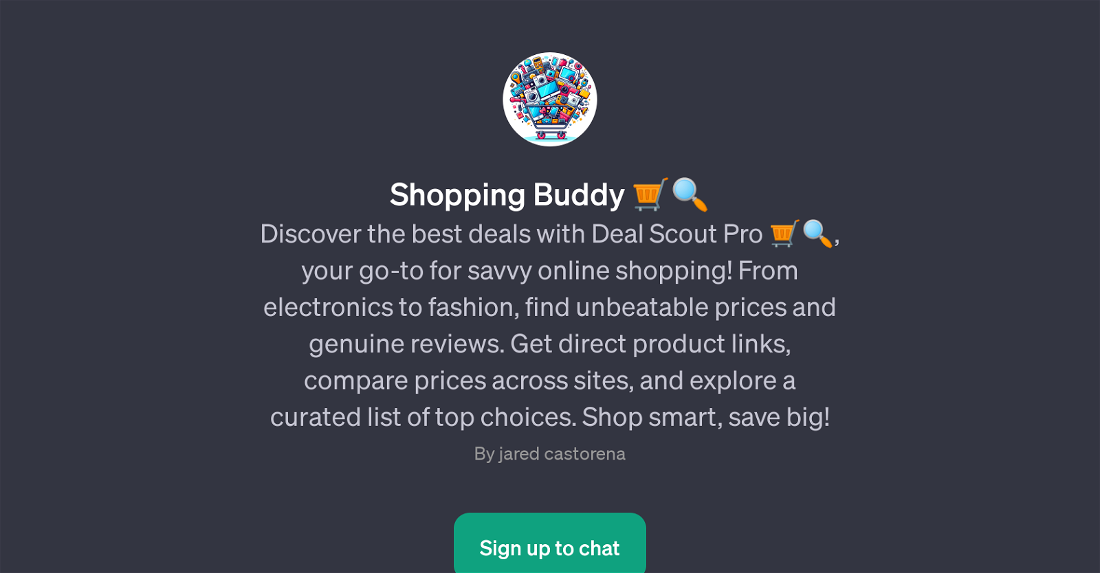 Shopping Buddy website
