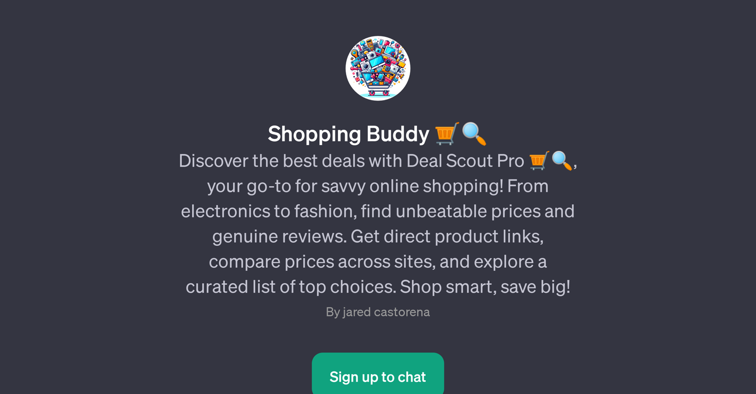 Shopping Buddy website