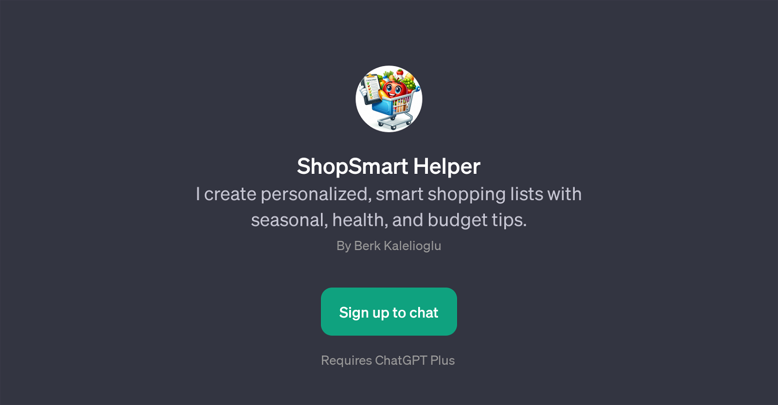 ShopSmart Helper website