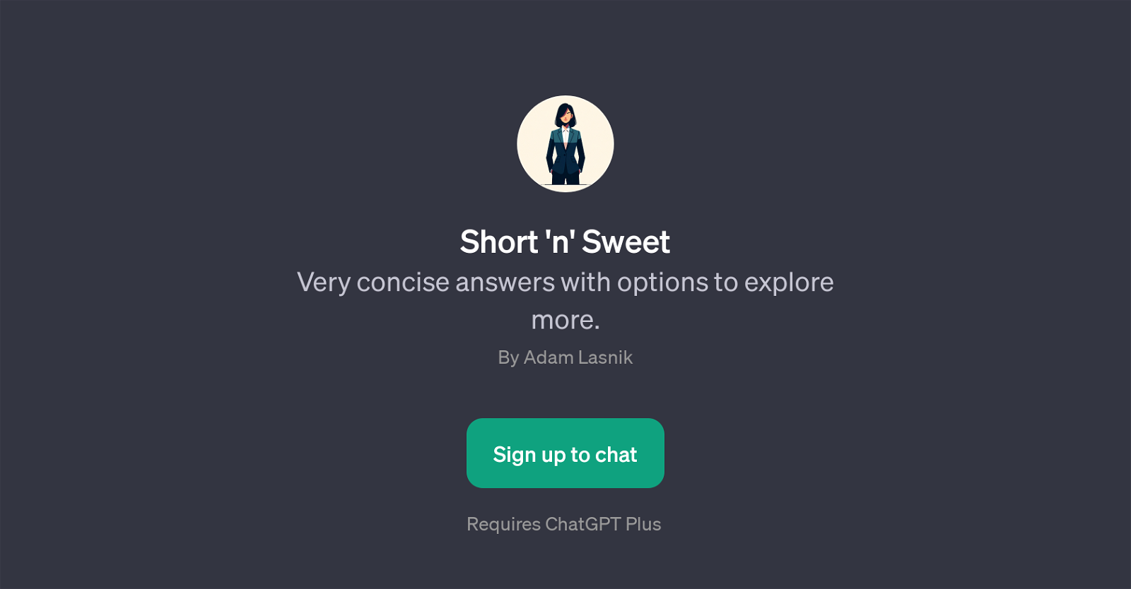 Short 'n' Sweet website