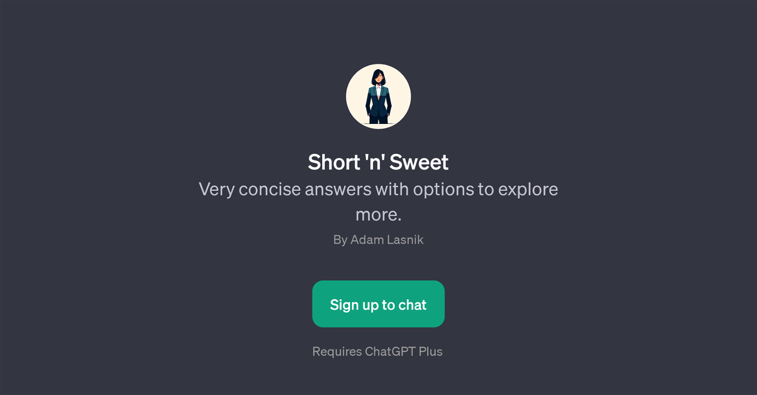 Short 'n' Sweet website