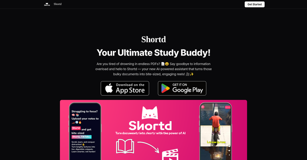 Shortd.io website