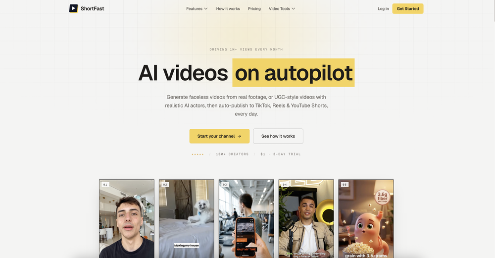ShortFast website