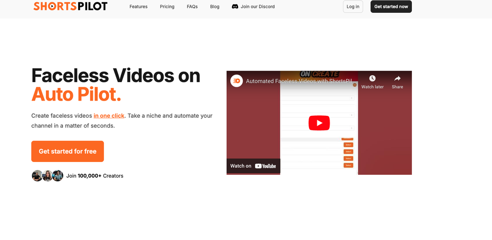 Shortspilot AI website
