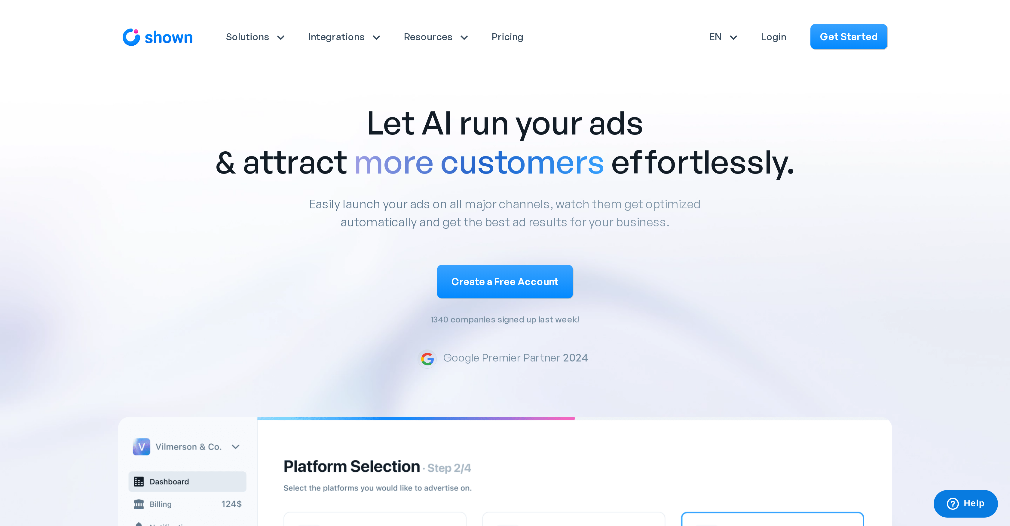 Shown.io - AI Tool For Ad optimization