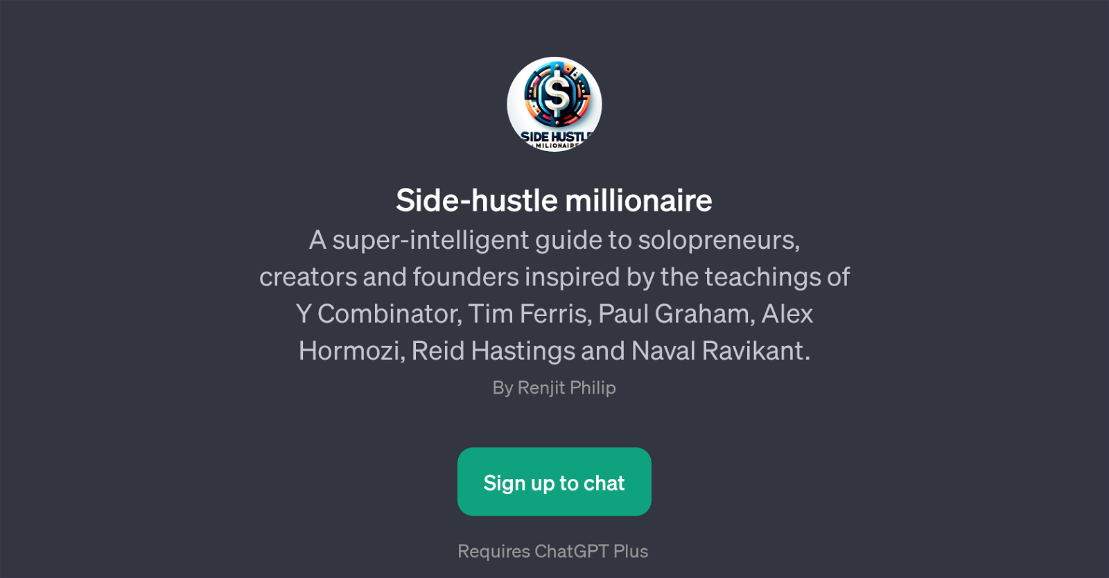 Side-hustle millionaire website
