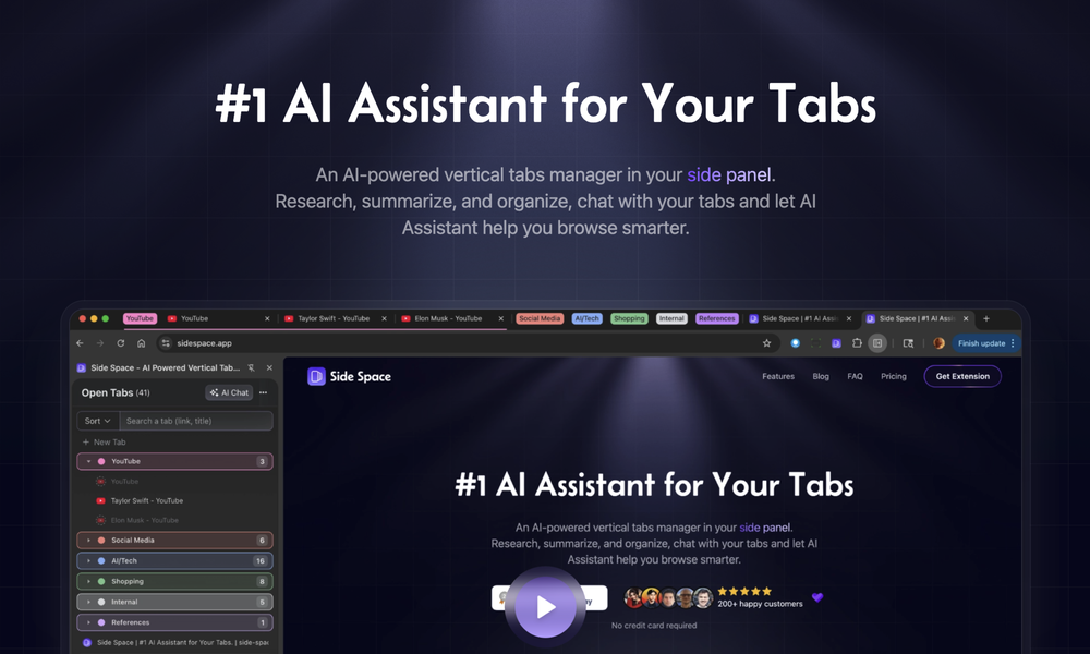 Side Space website