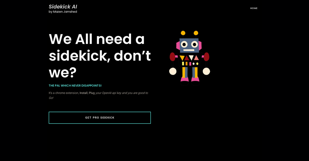 Sidekick AI website