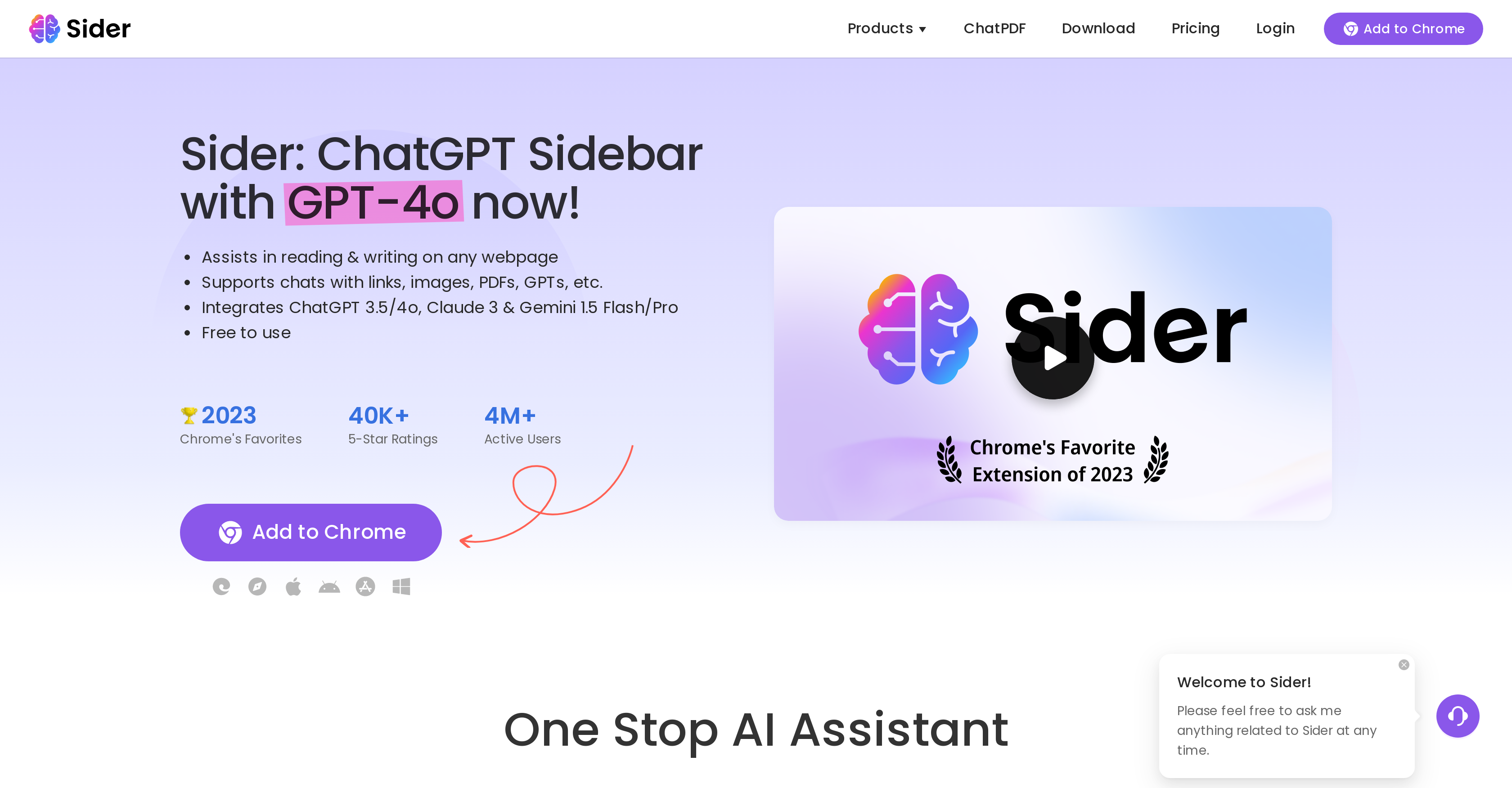 Sider AI | Best ChatGPT sidebar AI Tool