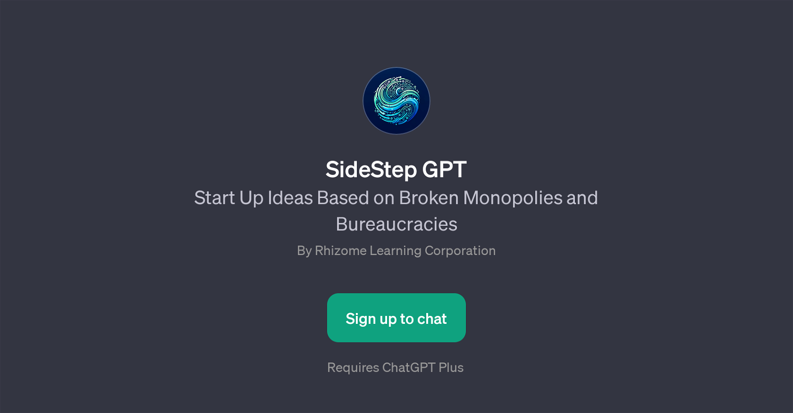 SideStep GPT website