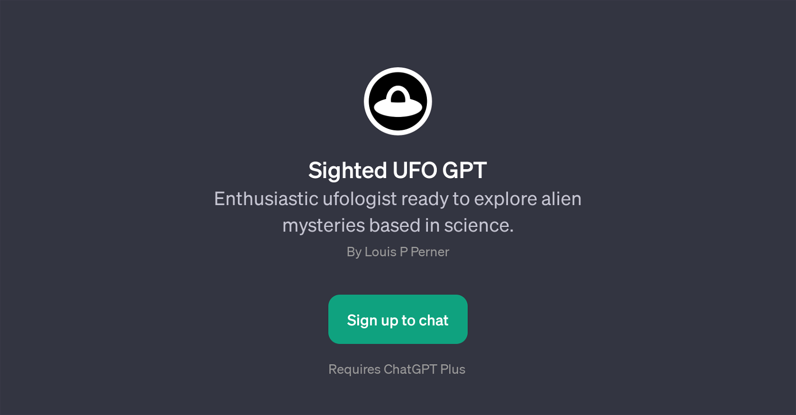 Sighted UFO GPT website
