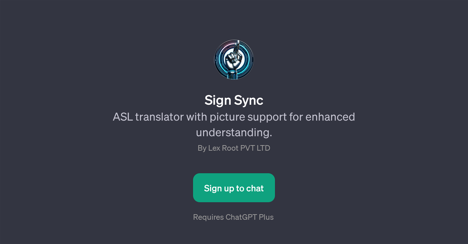 Sign Sync website