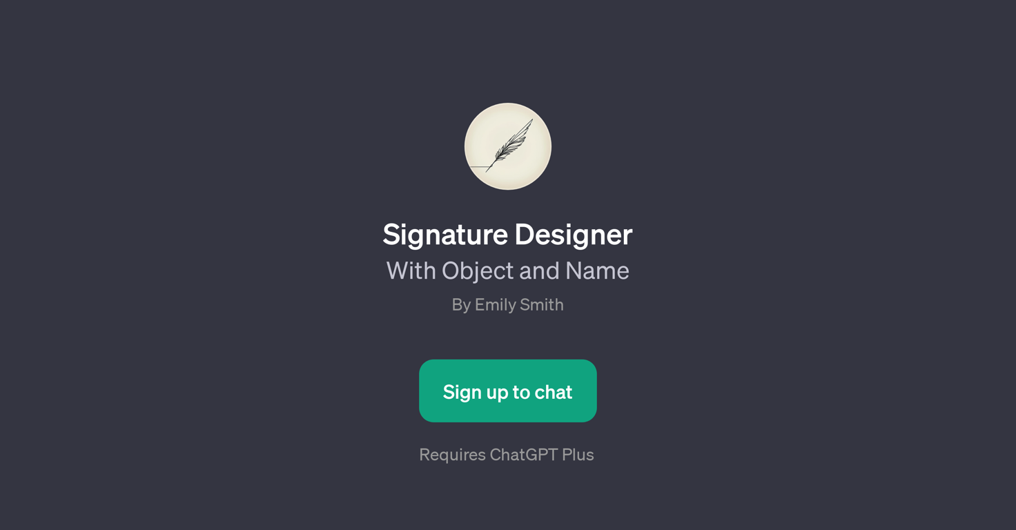 Signature Designer website