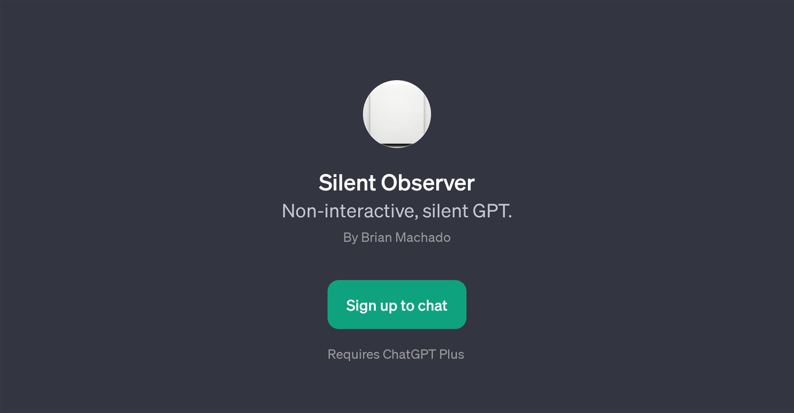 Silent Observer website