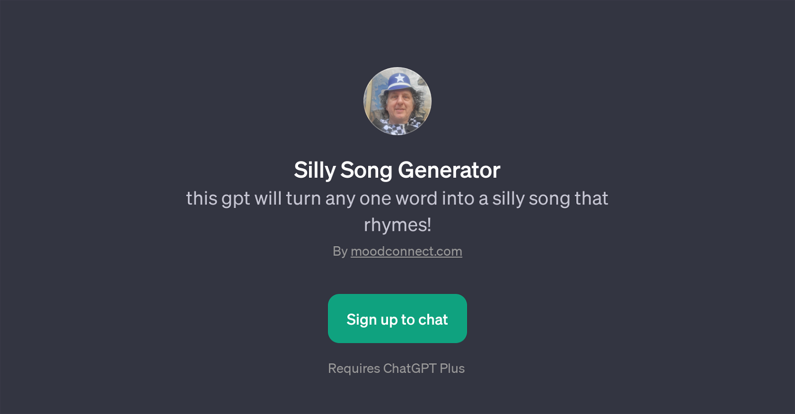 Silly Song Generator website