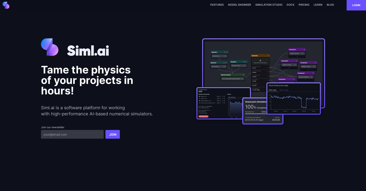 Siml.ai website