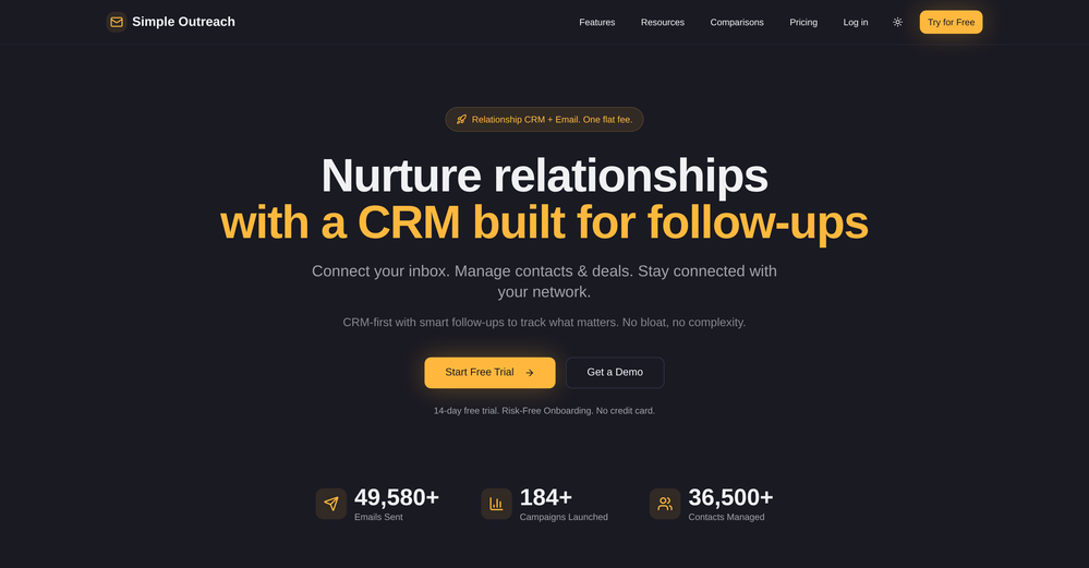 SimpleOutreach.in website