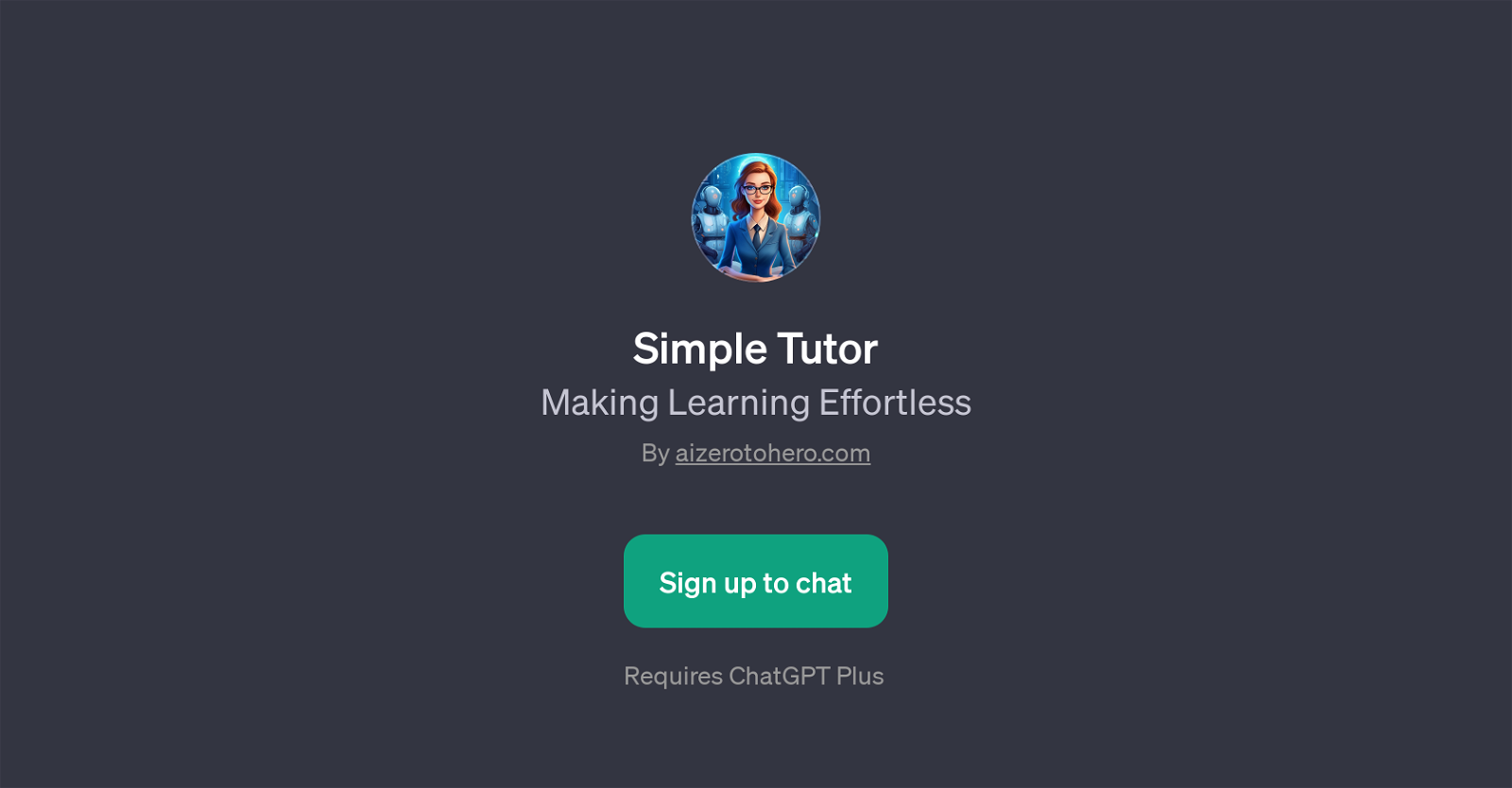 Simple Tutor website