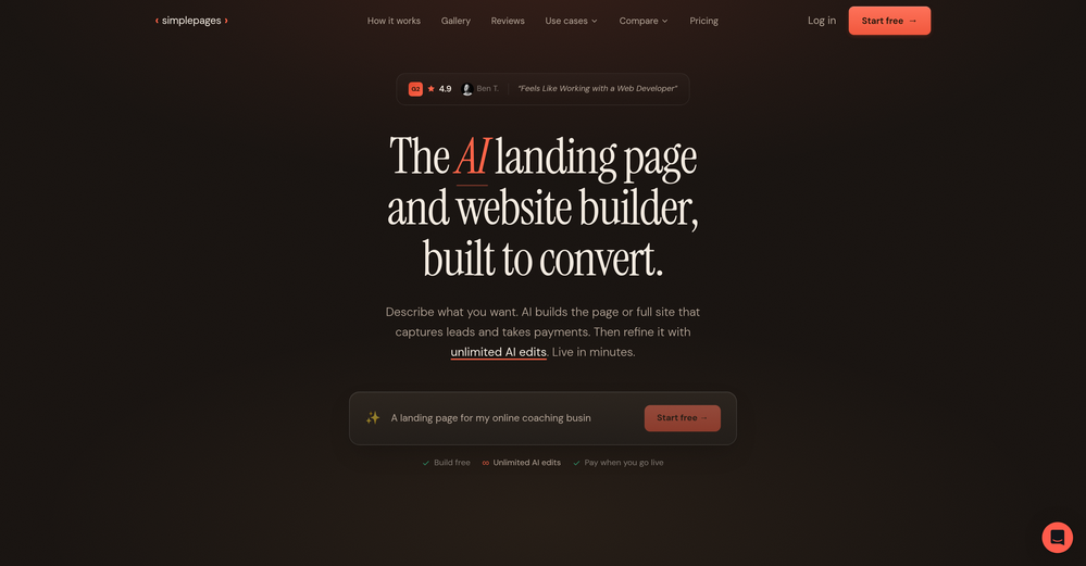 SimplePages website