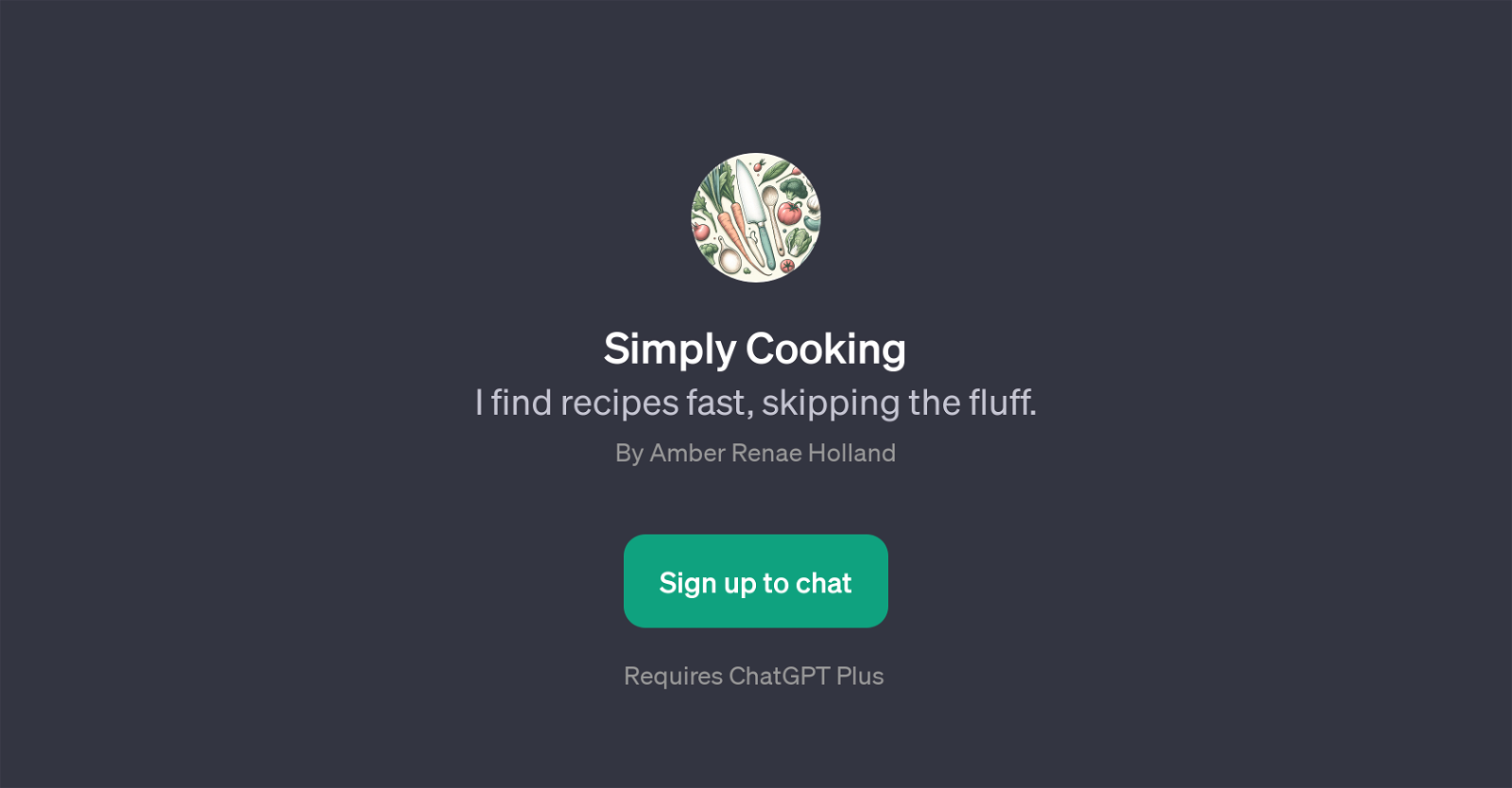 Simply Cooking website