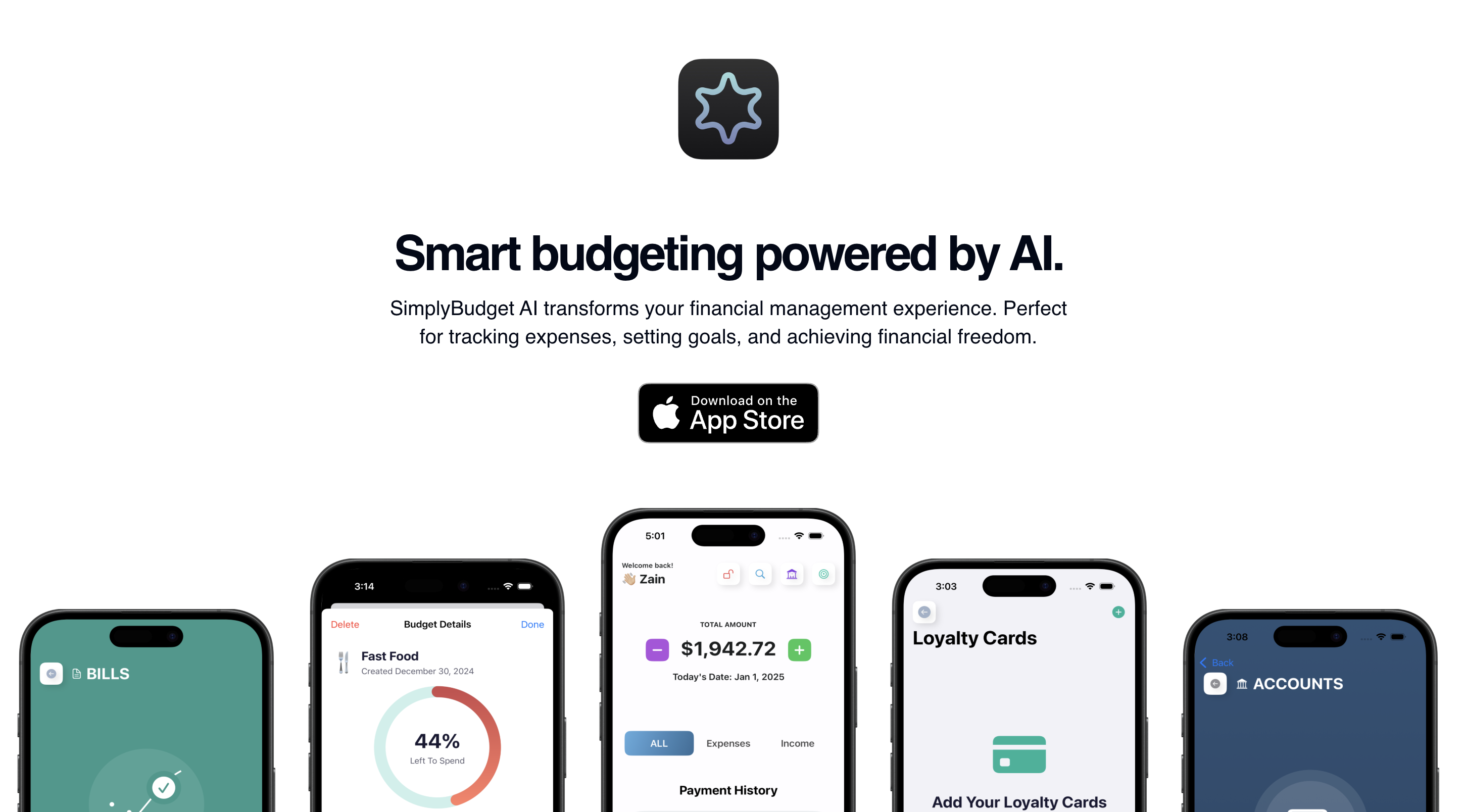 SimplyBudget AI screenshot 1 SimplyBudget AI screenshot 1