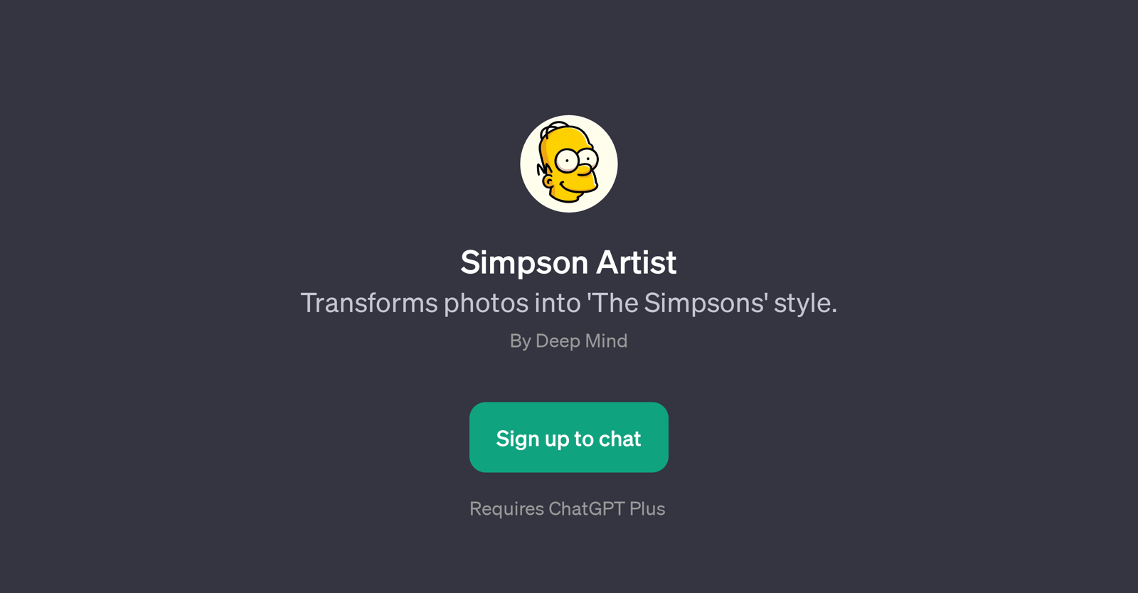 Simpson Artist website