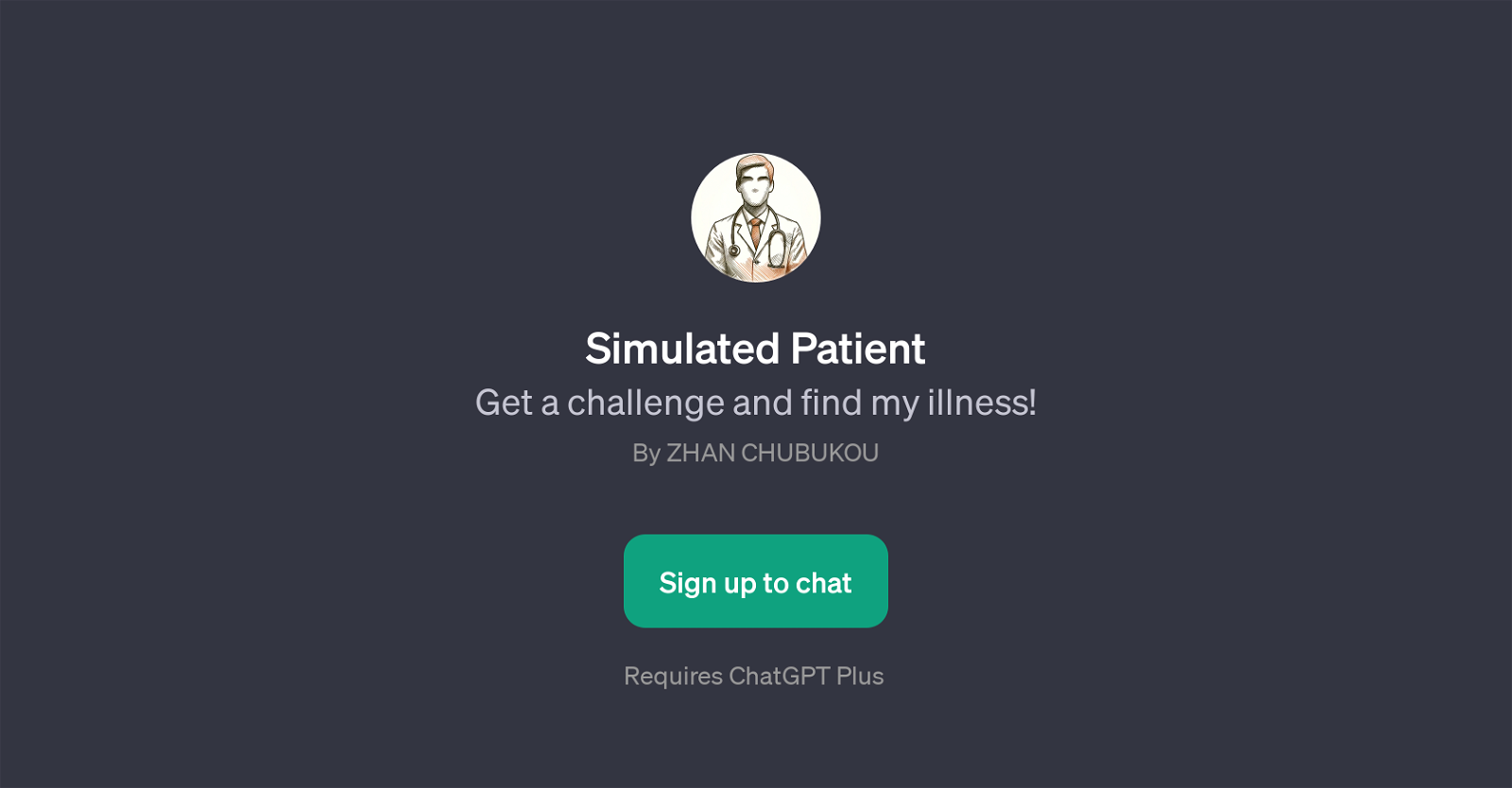 Simulated Patient website