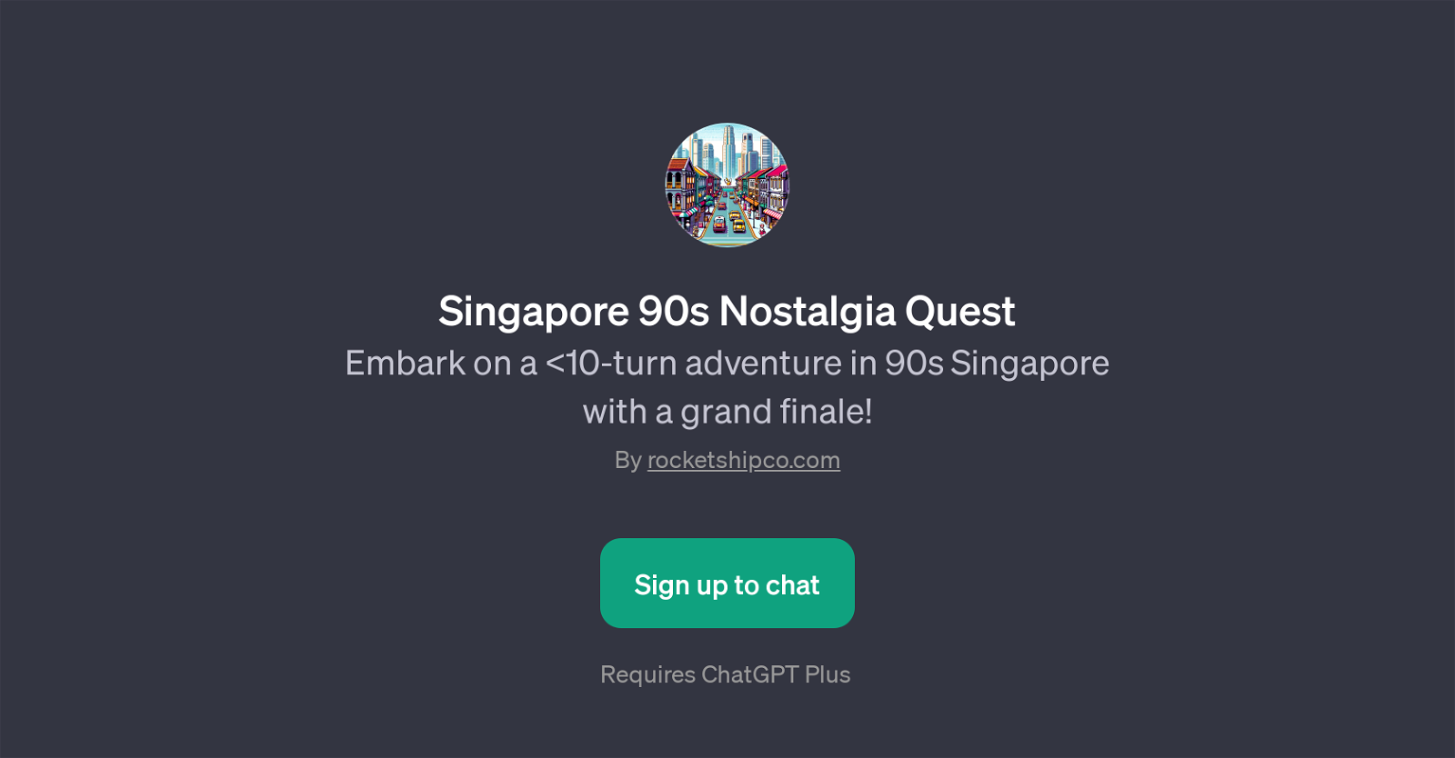 Singapore 90s Nostalgia Quest website