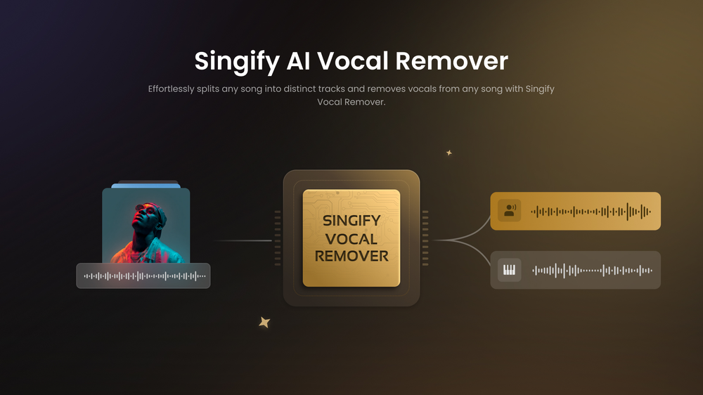 Singify AI Vocal Remover website