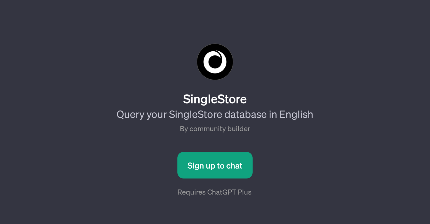 SingleStore website