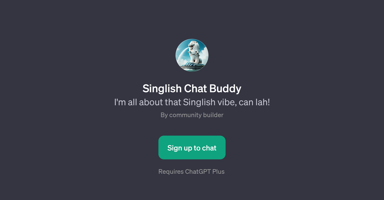 Singlish Chat Buddy website