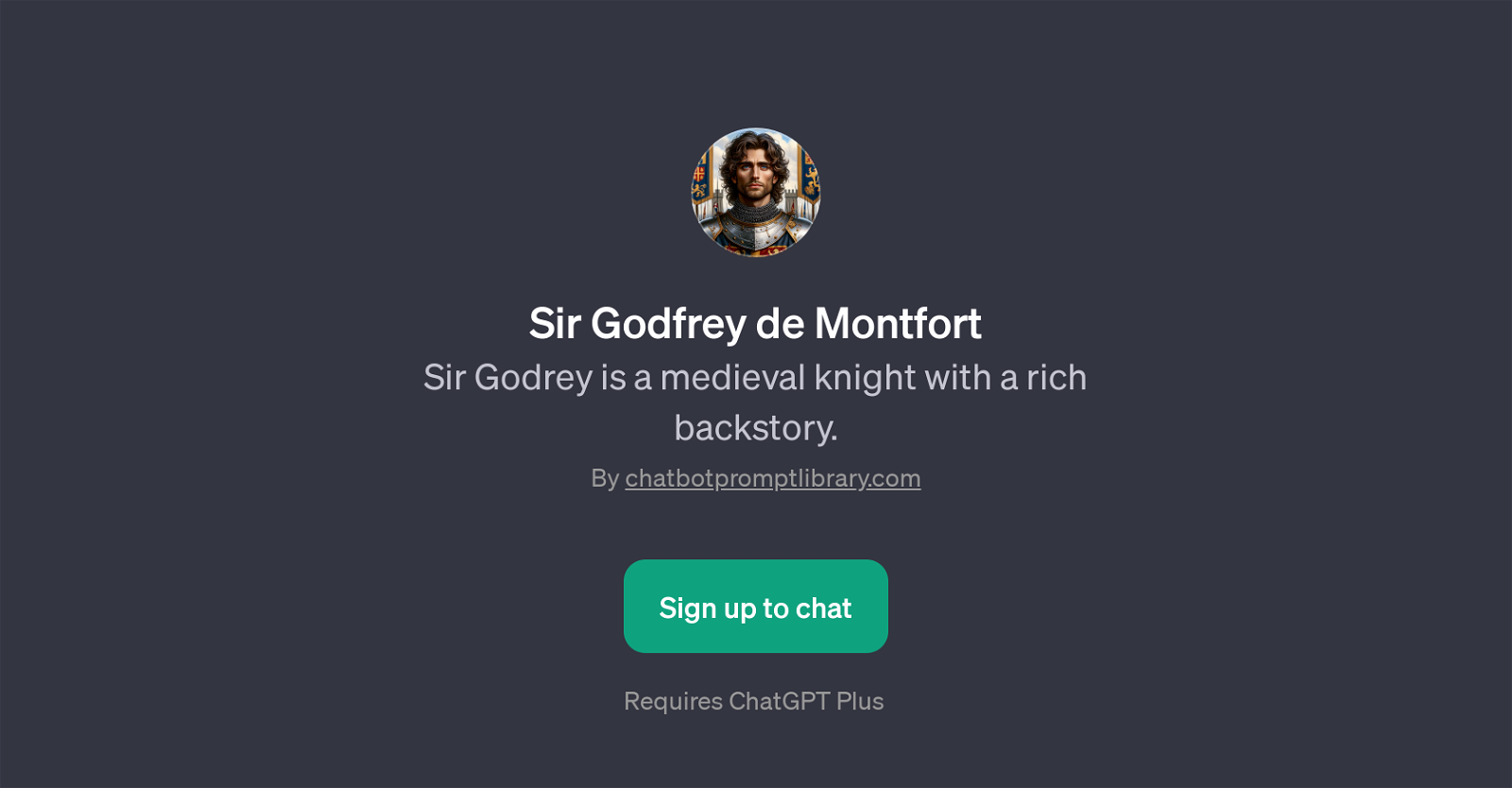 Sir Godfrey de Montfort website