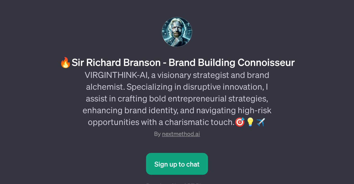 Sir Richard Branson - Brand Building Connoisseur website