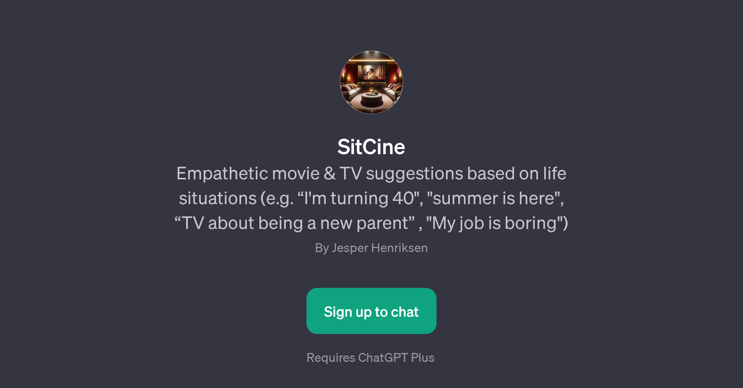 SitCine website