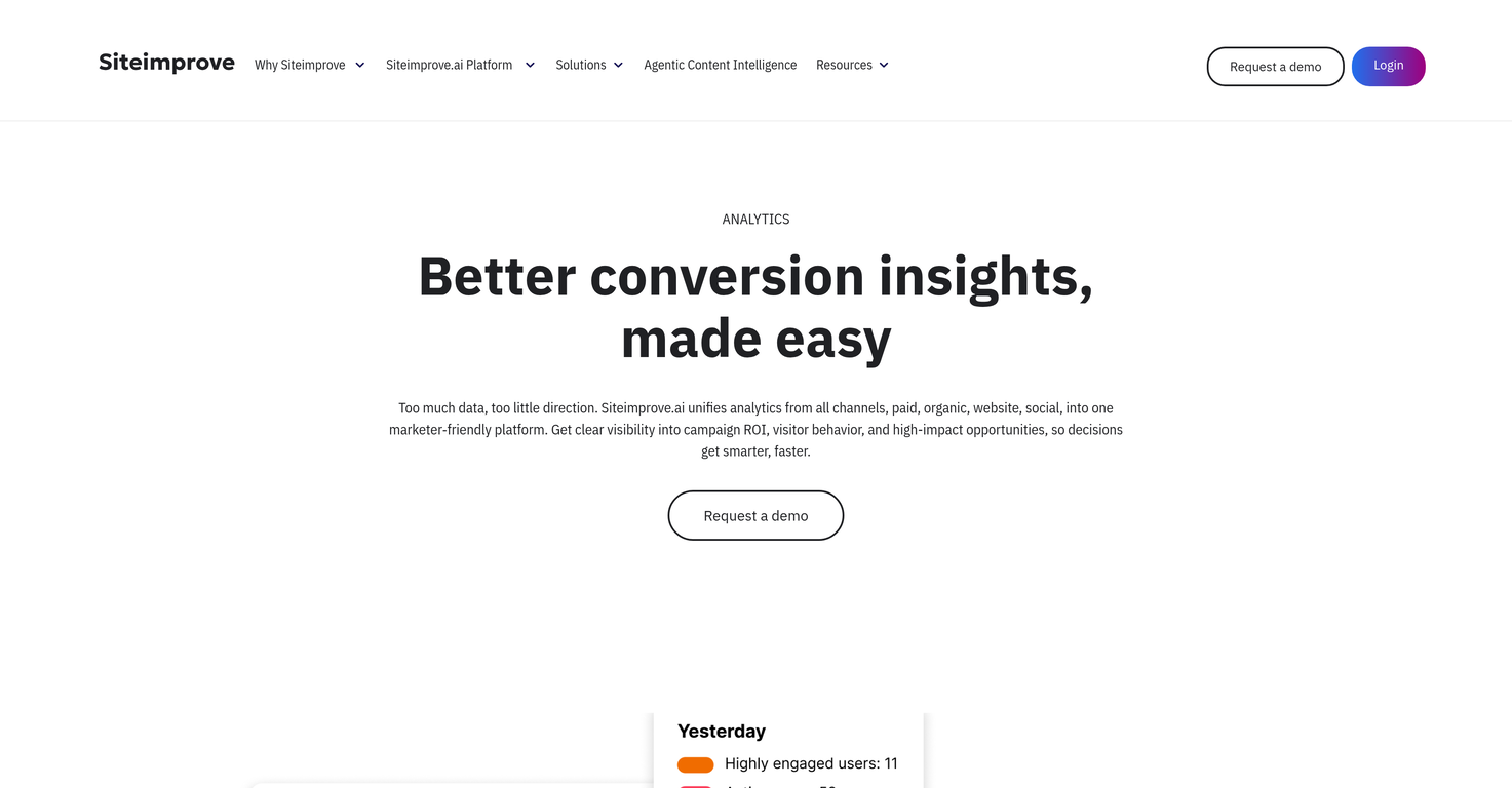 Siteimprove website