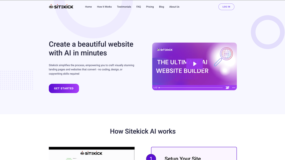 Sitekick website