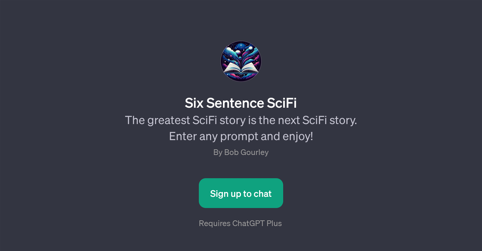 Six Sentence SciFi website
