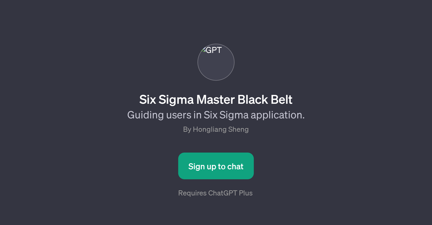 Six Sigma Master Black Belt website
