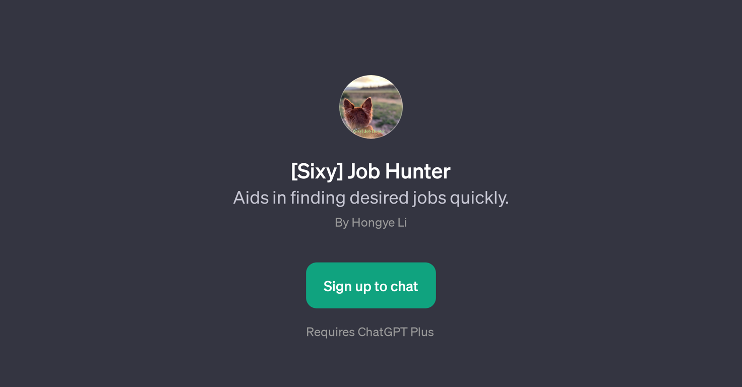 Sixy Job Hunter website